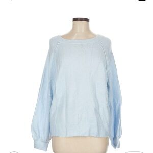 Vince Camuto Soft Blue Crew Neck Sweater
